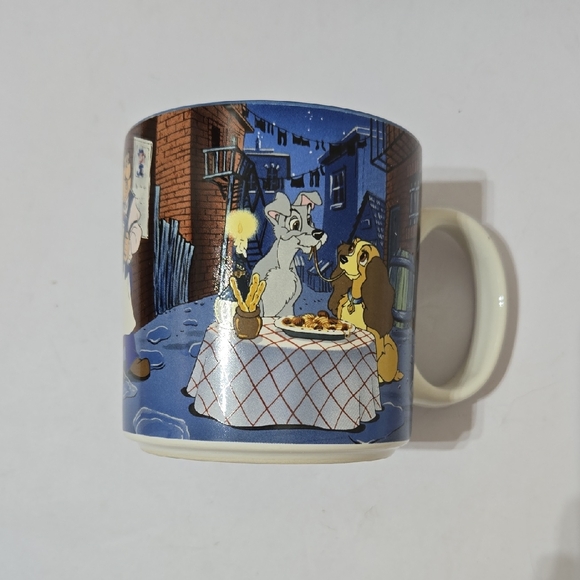 Disney Vintage Lady And The Tramp Mug - Picture 1 of 4